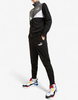 PUMA Colorblock Poly Suit Black/Grey Черен 140 | MegaMall.bg