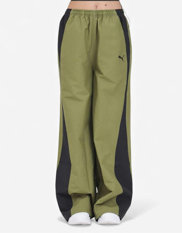PUMA Dare To Relaxed Parachute Pants Green