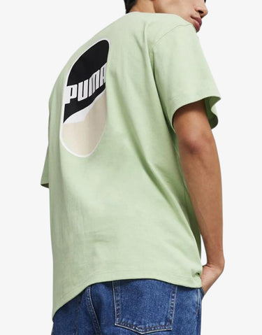 PUMA Downtown 180 Logo Tee Green