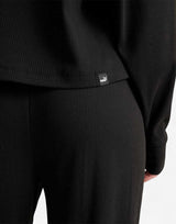 PUMA Essentials Elevated Ribbed Hoodie Black | MegaMall.bg