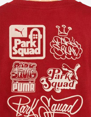 PUMA Essentials Mid 90S Graphic Tee Burgundy