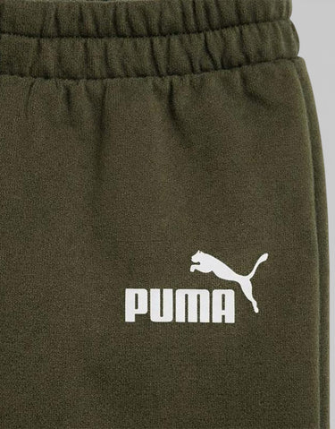 PUMA Essentials Minicats Raglan Tracksuit Grey/Green