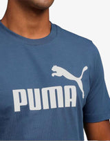 PUMA Essentials No. 1 Logo Tee Blue | MegaMall.bg