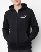 PUMA Essentials Small Logo Hoodie Black Черен 140 | MegaMall.bg