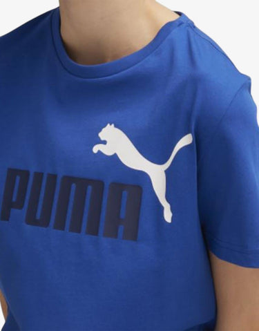PUMA Essentials+ Col Logo Tee Blue