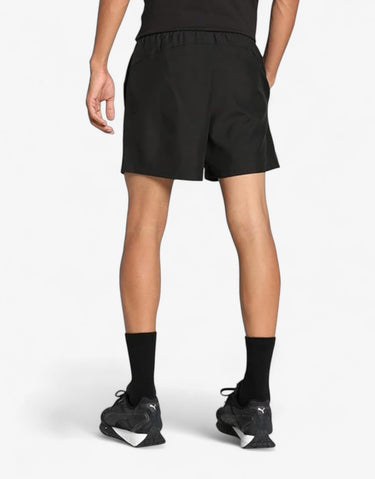 PUMA Essentials+ Logo Lab Cat Woven Shorts Black