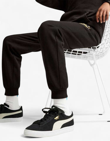 PUMA Essentials+ Script Metallic Pants Black | MegaMall.bg