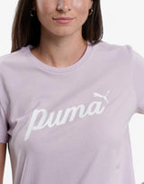 PUMA Essentials+ Script Tee Purple | MegaMall.bg