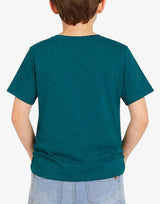 PUMA Essentials+ Two-Tone Logo Tee Green Jr | MegaMall.bg
