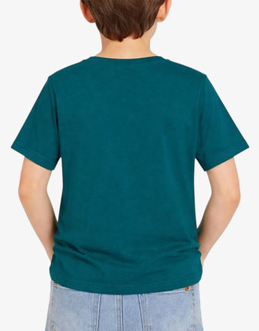 PUMA Essentials+ Two-Tone Logo Tee Green Jr | MegaMall.bg