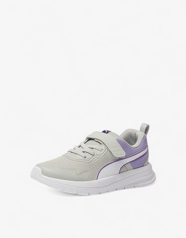 PUMA Evolve Run Mesh Alternative Closure Shoes Grey/Purple | MegaMall.bg