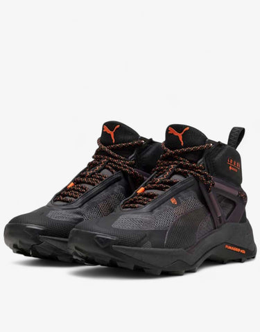 PUMA Explore Nitro Mid Gore-Tex Hiking Shoes Black | MegaMall.bg
