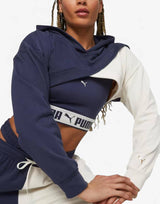 PUMA Fit Move Crop Hoodie Navy Син S | MegaMall.bg