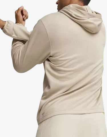 PUMA Fit Taped PowerFleece Lite Hoodie Beige | MegaMall.bg
