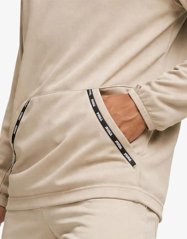 PUMA Fit Taped PowerFleece Lite Hoodie Beige | MegaMall.bg