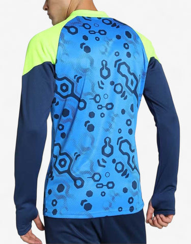 PUMA IndividualCup Football Quarter-Zip Top Blue | MegaMall.bg