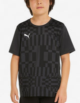 PUMA IndividualRise Graphic Football Tee Dark Grey Сив 140 | MegaMall.bg
