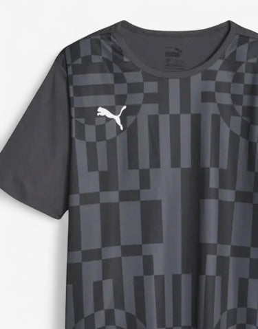 PUMA IndividualRise Graphic Football Tee Dark Grey | MegaMall.bg