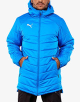 PUMA Liga Sideline Bench Jacket Blue Син 2XL | MegaMall.bg