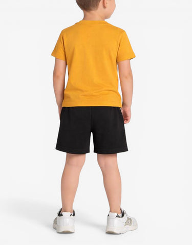PUMA Minicats Tee And Shorts Set Orange/Black