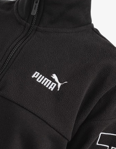 PUMA Power Colorblock High Neck Sweatshirt Black