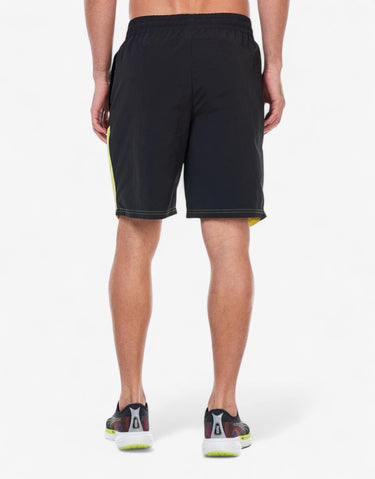 PUMA Power Colorblock Shorts Black/Yellow | MegaMall.bg