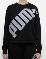 PUMA Power Crew Sweatshirt Black Черен 140 | MegaMall.bg