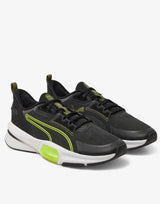 PUMA Power Frame 3 Training Shoes Black/Green | MegaMall.bg