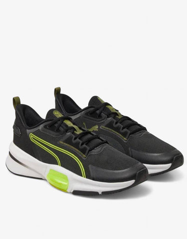 PUMA Power Frame 3 Training Shoes Black/Green | MegaMall.bg