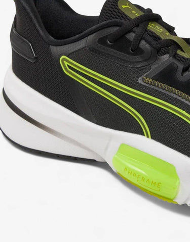 PUMA Power Frame 3 Training Shoes Black/Green | MegaMall.bg