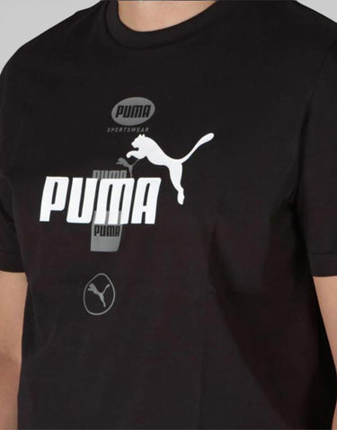 PUMA Power Graphic Tee Black M