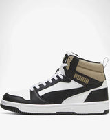 PUMA Rebound V6 Mid Shoes White/Black Бял 39 | MegaMall.bg