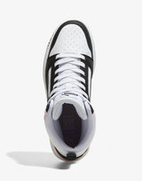 PUMA Rebound V6 Mid Shoes White/Black/Pink | MegaMall.bg