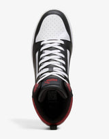 PUMA Rebound V6 Mid Shoes White/Black/Red | MegaMall.bg