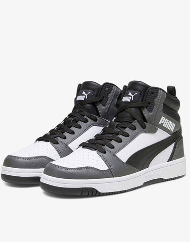 PUMA Rebound V6 Shoes White/Shadow Grey | MegaMall.bg