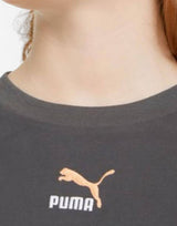 PUMA Relaxed Fit Youth Cropped Tee Grey G | MegaMall.bg