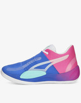 PUMA Rise Nitro Fadeaway Basketball Shoes Blue/Pink Син 38.5 | MegaMall.bg