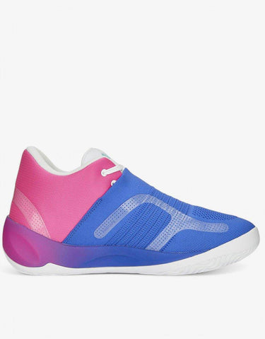 PUMA Rise Nitro Fadeaway Basketball Shoes Blue/Pink | MegaMall.bg