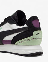 PUMA Road Rider Suede Shoes White/Black | MegaMall.bg