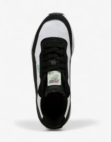 PUMA Road Rider Suede Shoes White/Black | MegaMall.bg