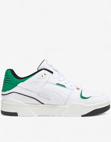 PUMA Slipstream Basketball Shoes White/Green | MegaMall.bg