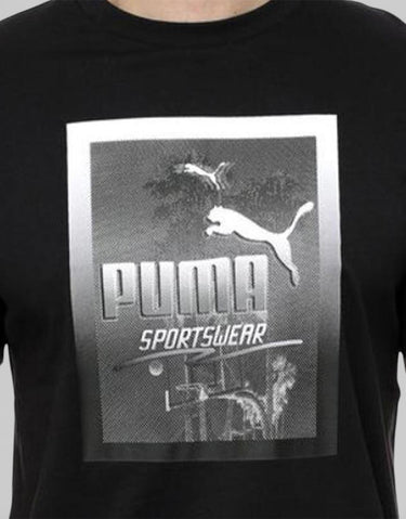 PUMA Sportswear Graphics Photoprint Tee Black
