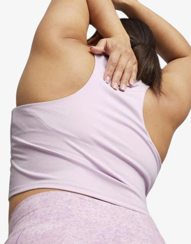 PUMA Studio Foundation Yoga Top Purple