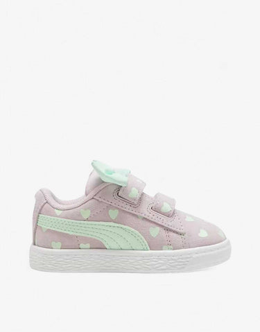 PUMA Suede Classic Re-Bow Shoes Purple Jr | MegaMall.bg
