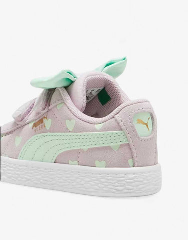PUMA Suede Classic Re-Bow Shoes Purple Jr | MegaMall.bg