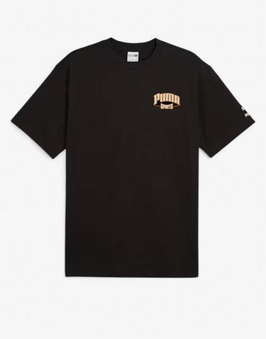 PUMA Team For The Fanbase Graphic Tee Black | MegaMall.bg
