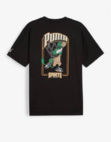 PUMA Team For The Fanbase Graphic Tee Black | MegaMall.bg