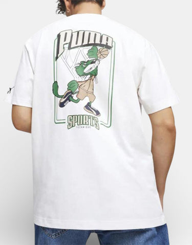 PUMA Team For The Fanbase Graphic Tee White