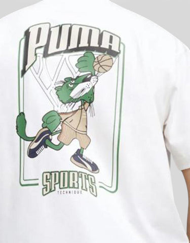 PUMA Team For The Fanbase Graphic Tee White