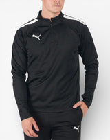 PUMA Тeam Liga Quarter-Zip Football Top Black/White Черен S | MegaMall.bg